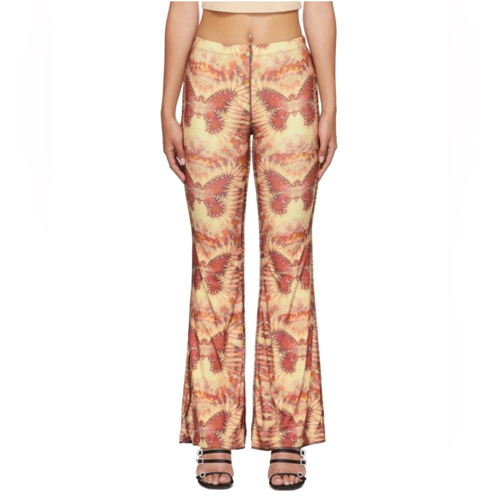 OMIGHTY Ssense exclusive Orange & Brown Butterfly Trousers